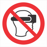 Virtuaalreaalsus (VR) prillide kandmise keeld. Virtuaalreaalsusprillid keelatud. Liitreaalsus prillide keeld.