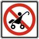 Lapsevankrid keelatud