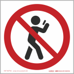 Kui kõnnid ära vahi mobiili. Ära kasuta mobiiltelefoni ringi liikudes, komistamise oht. 19704