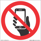 Mobiiltelefoni kasutamise keeld. Mobiilsed elektroonilised seadmed keelatud. Telefonid keelatud.