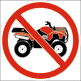 ATV-ga sõitmine keelatud
