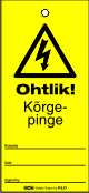 Ohtlik! Kõrgepinge