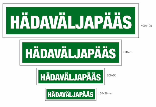 hädaväljapääs, evakuatsioon, ohutusmärk, ohutusmärgid