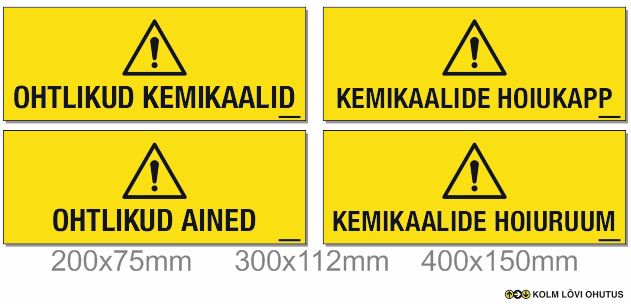 ohtlikud kemikaalid hoiuruum hoiukapp