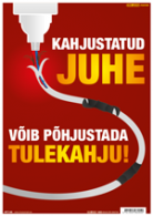 Kahjustatud juhe, võib põhjustada tulekahju! (ART1148)